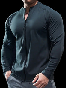 Sport Jacke Herren | Schnelltrocknend & Leicht in Dunkelblau