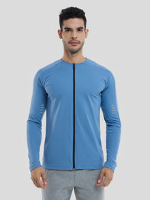 Sport Jacke Herren | Schnelltrocknend & Leicht in Blau