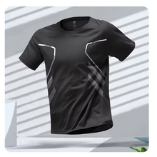 Sport T Shirt Herren | Atmungsaktiv & Schnelltrocknend in Schwarz