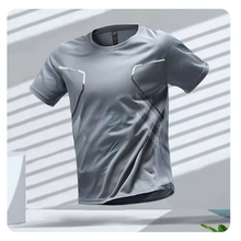 Sport T Shirt Herren | Atmungsaktiv & Schnelltrocknend in Grau
