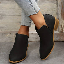 Stiefeletten Damen | Niedriger Absatz & Zeitlos Elegant in Schwarz