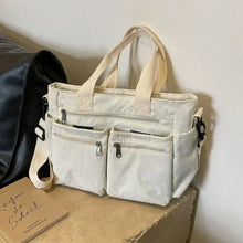 Ella | Cord Tragetasche in Beige