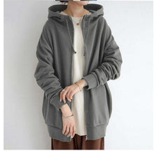Strickjacke Damen | Kapuze & Longform in Grau