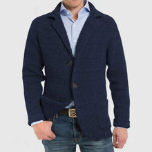 Strickjacke Herren | Sakko-Optik & Gepflegter Look in Blau