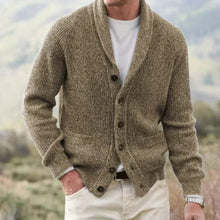 Strickjacke Herren | Schalkragen für den lässig-eleganten Auftritt in Khaki