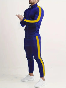 Trainingsanzug Set Herren | Sportlich & Schmal in Blau