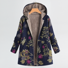 Brielle | Vintage-Blumenjacke in Marine