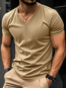 Franky | Schickes Kurzarmhemd in Khaki