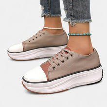Ella – Lässige Plateau-Sneaker für Damen in Braun