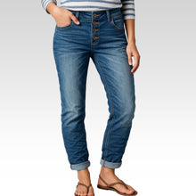 Elli | Stretch-Hose in Mittelblau