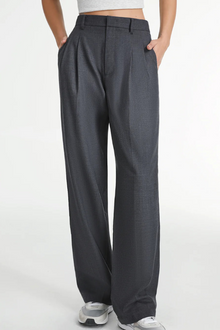 Aerelle | Wide-Leg Schneiderhose in Anthrazit