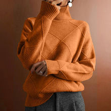 Marcelle | Chunky Rollkragenpullover in Orange