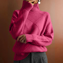 Marcelle | Chunky Rollkragenpullover in Rosa