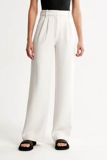 Aerelle | Wide-Leg Schneiderhose in Weiß