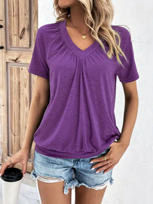 Donnia │ Gemütliches Casual-Top in Violett