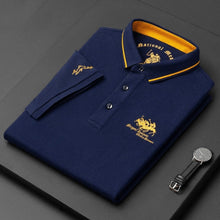 Hans | Premium Herren Polo in Blau