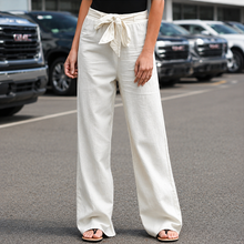Loraine | Trendige Hose mit weitem Bein in Weiß