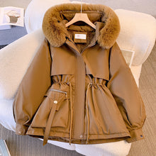 Bianca | Glam-Winterjacke in Braun