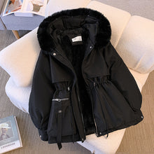 Bianca | Glam-Winterjacke in Schwarz