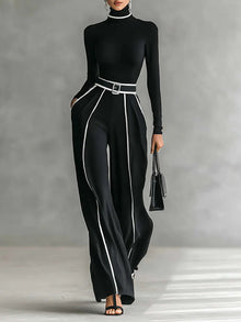 Loredana™ – Elegantes Ensemble mit Hose in Schwarz