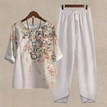 Loui™ – Ein bequemes und Schickes Set aus Hemd und Hose in Weiß
