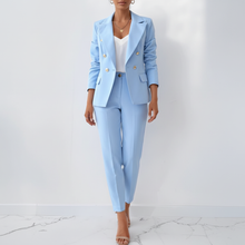 Laura – Zweiteiliges Jacken-Set für Damen, Blazer in Hellblau