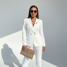 Laura – Zweiteiliges Jacken-Set für Damen, Blazer in Weiß