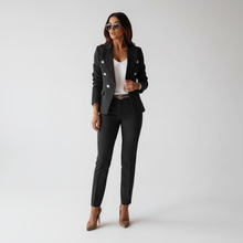 Laura – Zweiteiliges Jacken-Set für Damen, Blazer in Schwarz