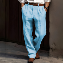 Lennart – Vielseitige Herrenhose im eleganten Design in Hellblau