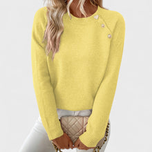 Emmi – Eleganter asymmetrischer Ein-Schulter-Pullover in Gelb