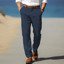 Casper | Moderne Executive-Hose (Gürtel nicht im Lieferumfang enthalten) in Marineblau