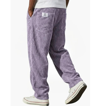Alfons | Bequeme Cordhose für Herren in Lila