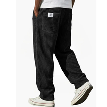 Alfons | Bequeme Cordhose für Herren in Schwarz