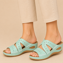 Ameliea | Damen Bequeme Sandalen Freizeit in Grün