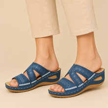 Ameliea | Damen Bequeme Sandalen Freizeit in Blau