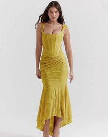 Amira | Maxikleid in Gelb