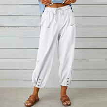 Anastasia | Damen Locker Hose Freizeit in Weiß