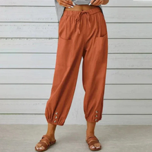 Anastasia | Damen Locker Hose Freizeit in Ziegelrot