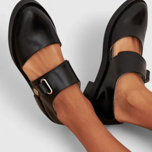 Angelika | Schwarze Damen Sandalen mit Moderne Design in Schwarz