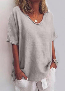 Anna™ - Bequeme, lockere Bluse in Grau