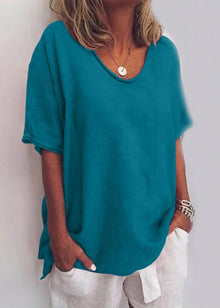 Anna™ - Bequeme, lockere Bluse in Meerblau
