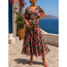 Annemarie | Damen Maxikleid Sommer leicht vielseitig in Mehrfarbig 1