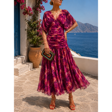 Annemarie | Damen Maxikleid Sommer leicht vielseitig in Mehrfarbig 2