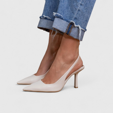 Claudia – Elegante orthopädische Pumps in Weißes Leder