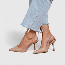 Claudia – Elegante orthopädische Pumps in Beiges Leder