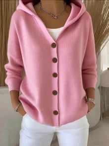 Alina | Atmungsaktive Strickjacke für Übergangssaison in Rosa