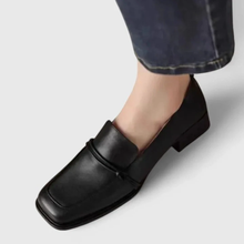 Audrey | Damen Elegante Klassische Loafer Schuhe Slip-On Komfort in Schwarz