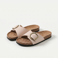 Aurora – Bequeme Sandalen mit weichem Gleit-Einstieg in Hellrosa