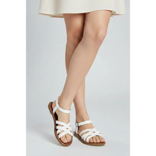 Zoe | Damen Sommer Sandalen Für Strand in Weiß