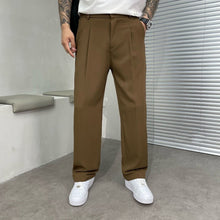 Bastian – Elegante Herrenhose mit weitem Bein in Braun